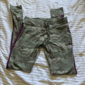 Pink camo tights